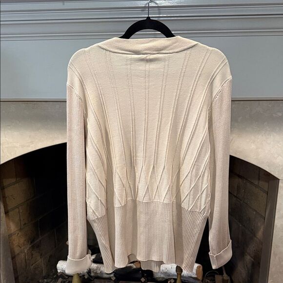 Rio & Rian Cream Crew Neck Sweater size 1X - Picture 5 of 6